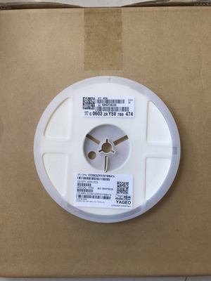 CC0603ZRY5V7BB104 0.1μF 16V X5R 0603 MLCC ±10% Tolerance High CV Stable Performance Nickel Barrier Flexible Termination RoHS Compliant Tape & Reel Packaging