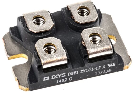 DSEI2X101-12A 1200V 2x101A Dual Diode Ultra-Fast Recovery Low Reverse Recovery Soft Switching Low VF High dI/dt Isolated Package Ideal for Snubber and Welding