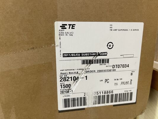 282104-1 2 Position 5.0mm Pitch Wire-to-Board Header Vertical Through Hole Shrouded Friction Lock Polarized UL 94V-0 for Power Supplies and Industrial Controls