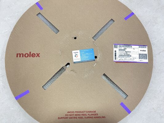 0039000077 2.36mm Diameter Tin-Plated Brass Spade Terminal Crimp Termination Non-Insulated 16-14 AWG 600V Rating 20A Current Reel Packaging for Automotive and Industrial Wiring