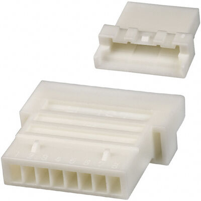 PALR-08VF 8 Position 2.0mm Pitch Connector Housing PA Series Receptacle Crimp Termination Positive Lock Compact Design 3A Rating 100V AC for Wire-to-Board Applications