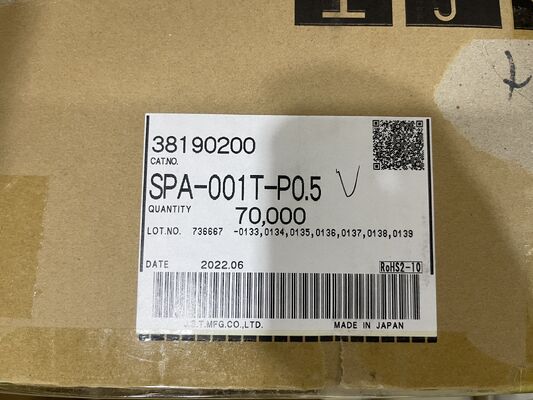 SPA-001T-P0.5 Compact high-conductivity secure latch easy crimp vibration-proof 26-22 AWG ideal for LED and auto interiors