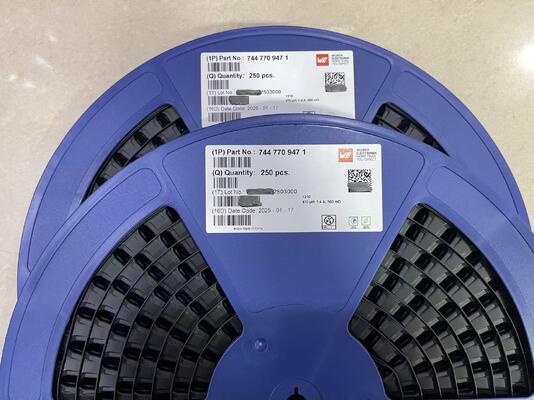 7447709471 470uH shielded inductor 1.4A rated 1.5A sat AEC-Q200 -40~125°C 12x12mm SMD for DC/DC and auto