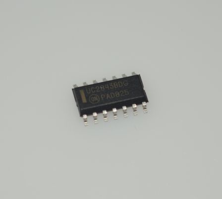 UC2843BDG Current-Mode PWM Controller 500kHz Operation High Drive Output Wide 8V-30V Input Precision Reference Low Cost Robust Protection Versatile for Power Supplies
