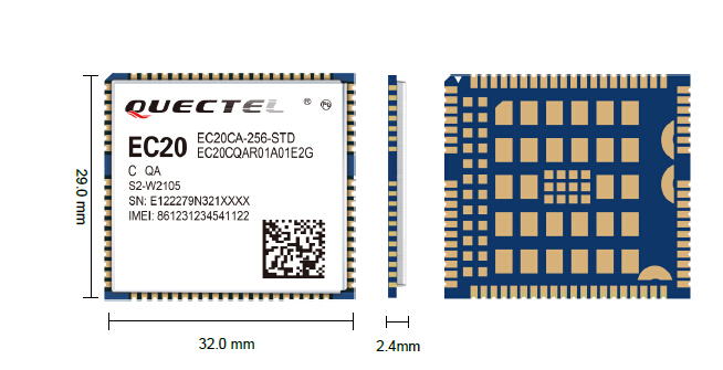 Ecq Router Router Quectel Wireless Communication Module EC20 With LCC Package