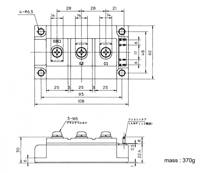 2MBI200N-120 1200V 200A IGBT Module Low Vce(sat) Low Loss High Short ...